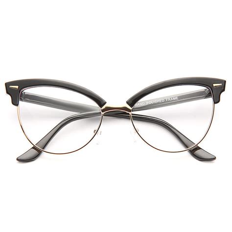 clear cat eye eyeglass frames.